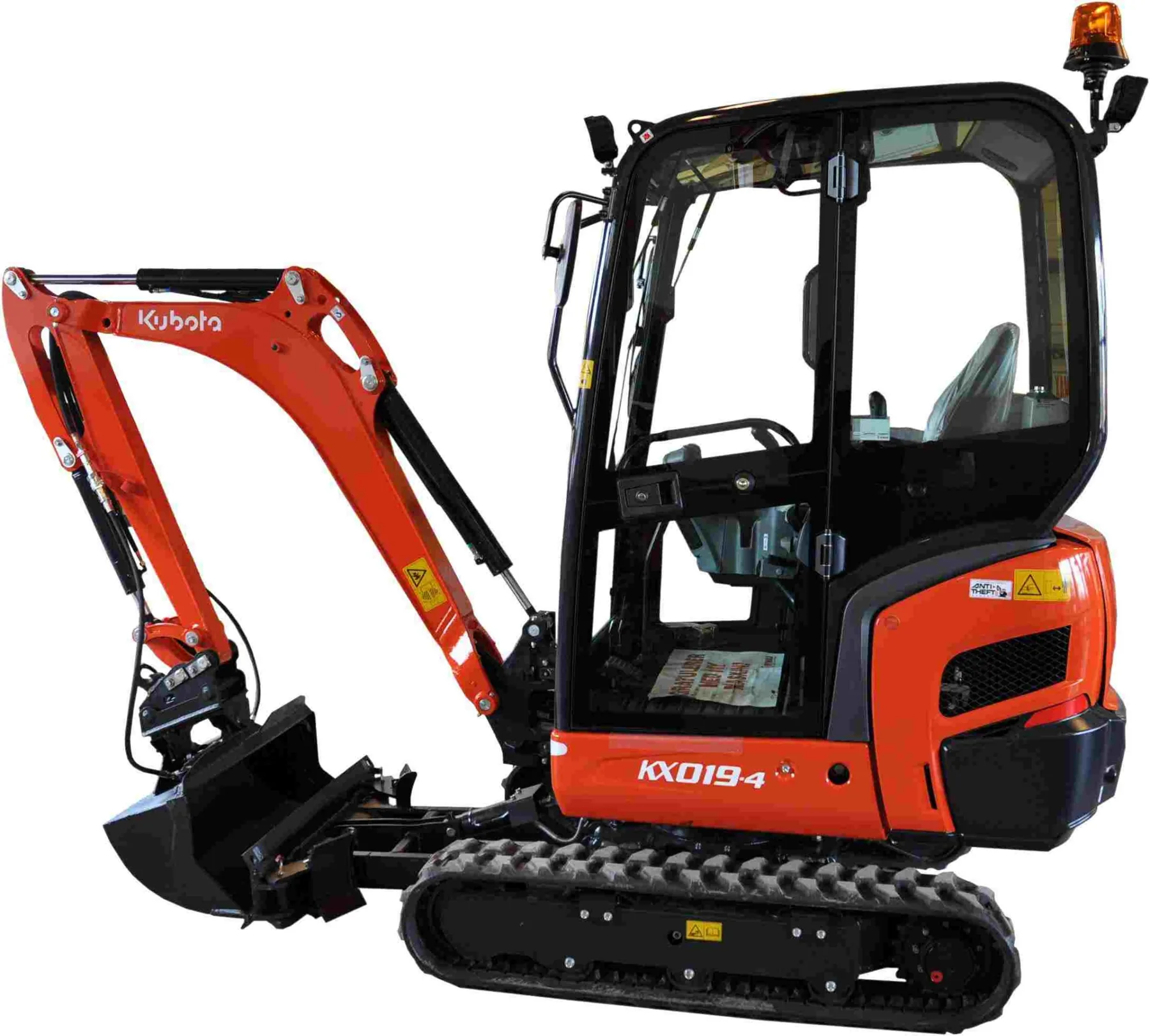 Minikoparka Kubota KX019-4 – własny sprzęt firmy